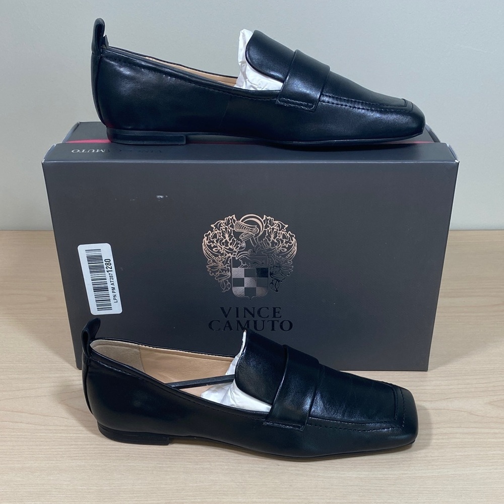 Vince Camuto Black Loafers